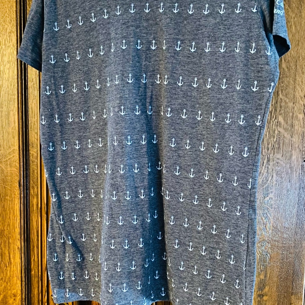 Blue Ladies T-shirt Anchors